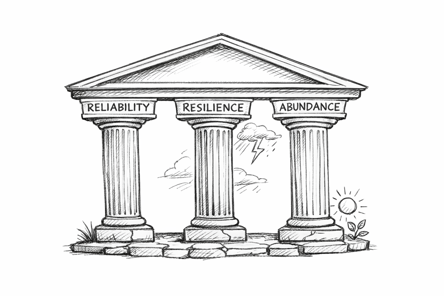 The Three Pillars: Energy Reliability, Resilience and Abundance